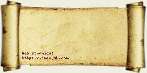 Ana Hinić vizit kartica